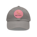 Leather Patch Dad Hat — Embossed RM REUMAN Logo Baseball Cap