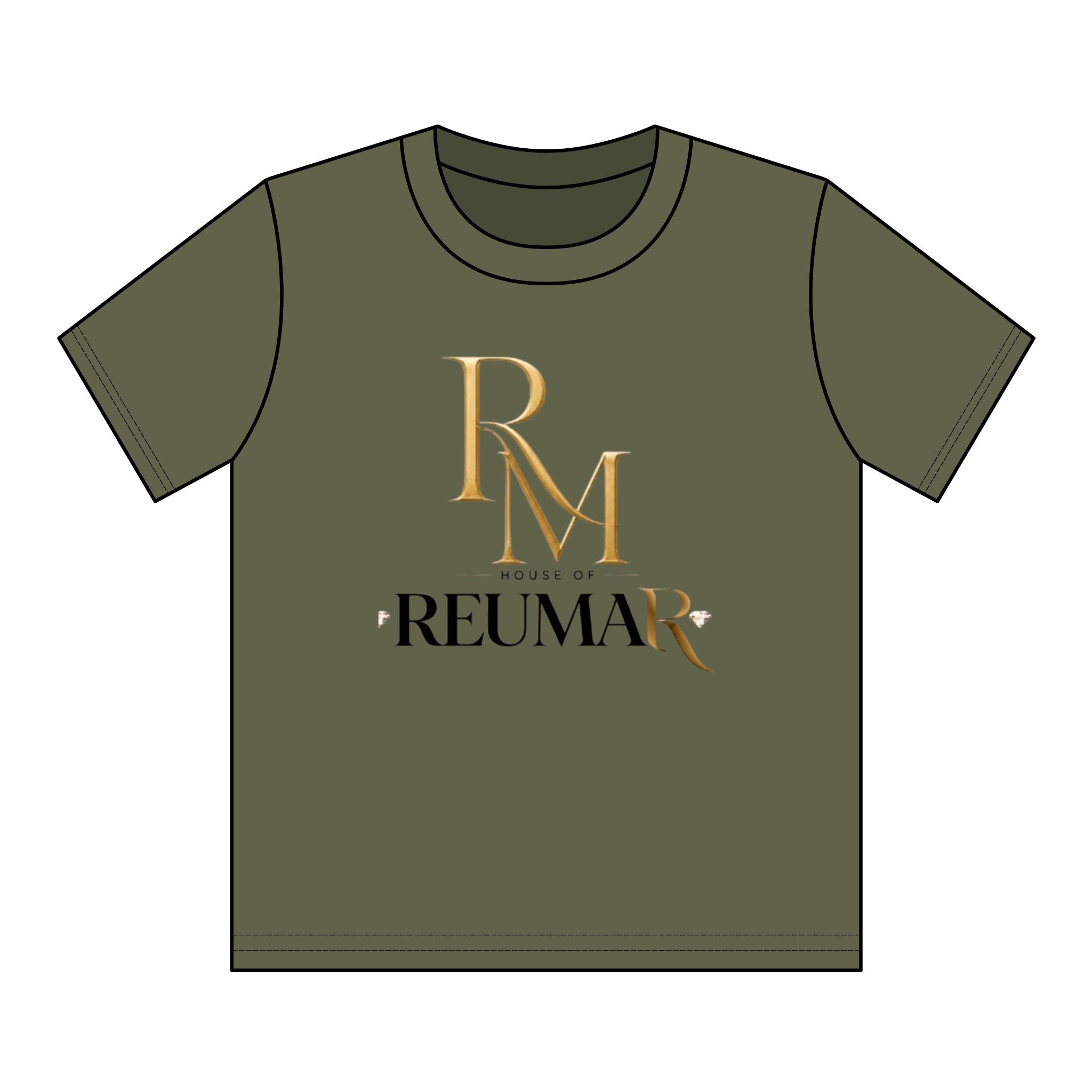 Youth Tee — House of Reumar Gold Monogram