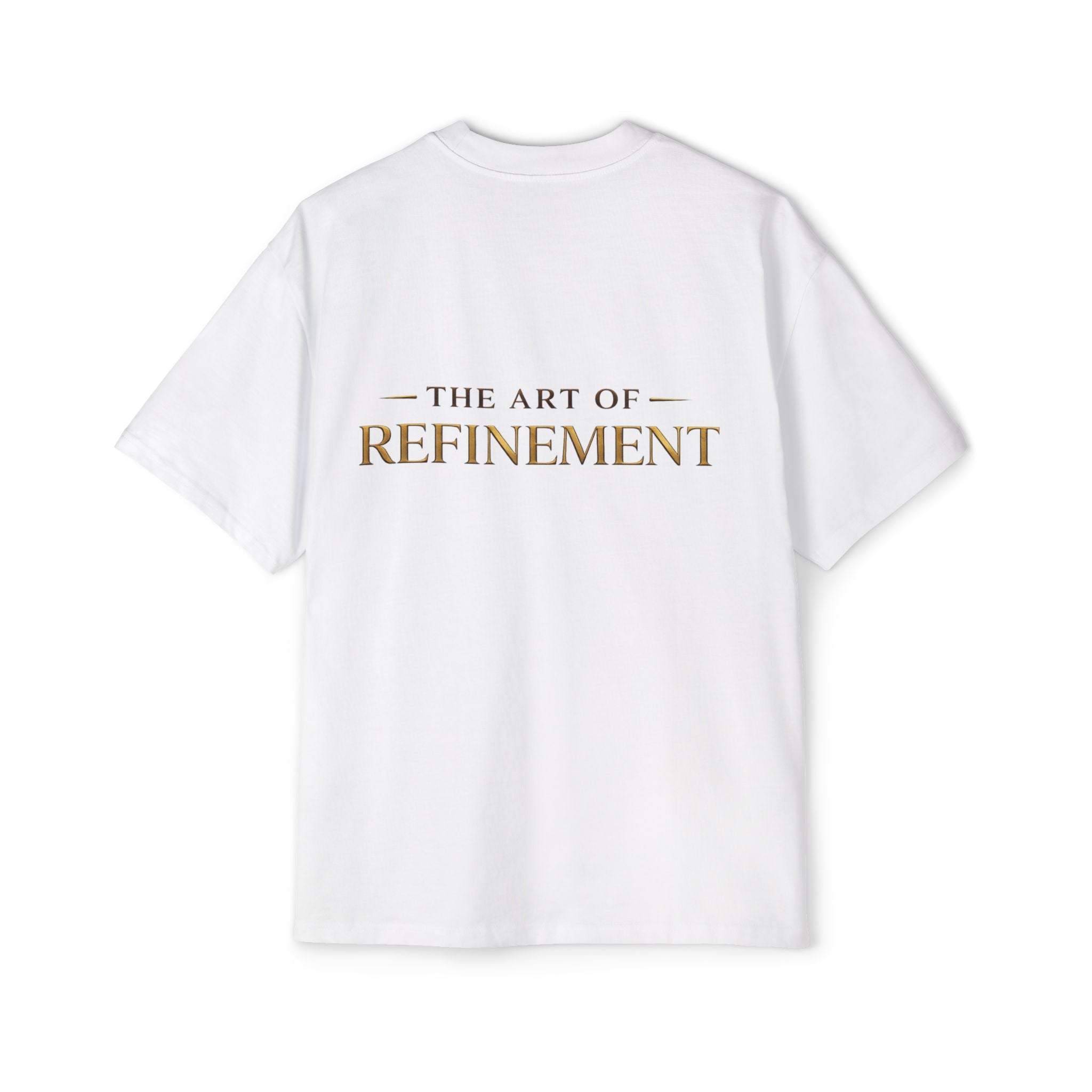 T-Shirt — REUMAR Monogram & “The Art of Refinement” Luxury Graphic Tee
