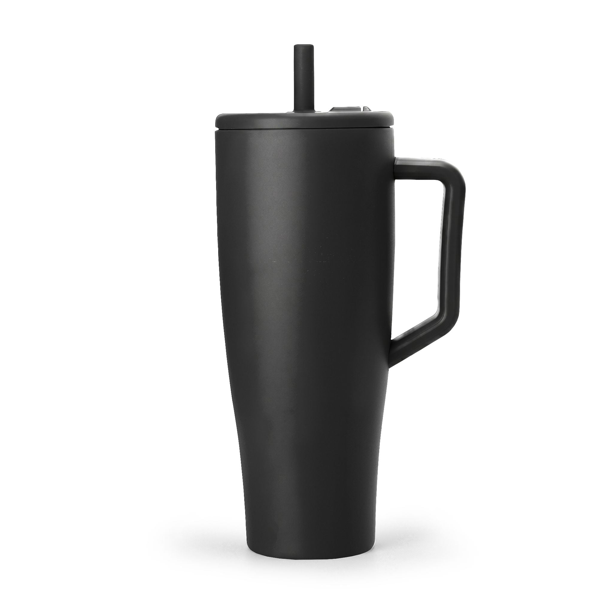 40oz Insulated Tumbler with Handle & Lid — Engraved Travel Mug