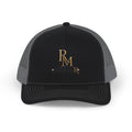 Reumar Gold Monogram Trucker Cap