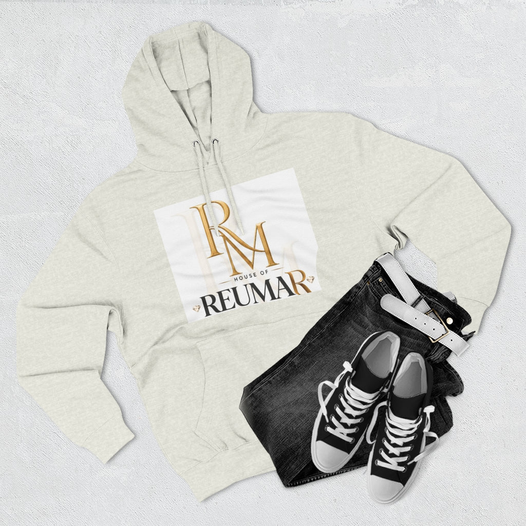 Art Lover Boutique Fleece Hoodie – 'House of Reumar' Designer Logo Pullover