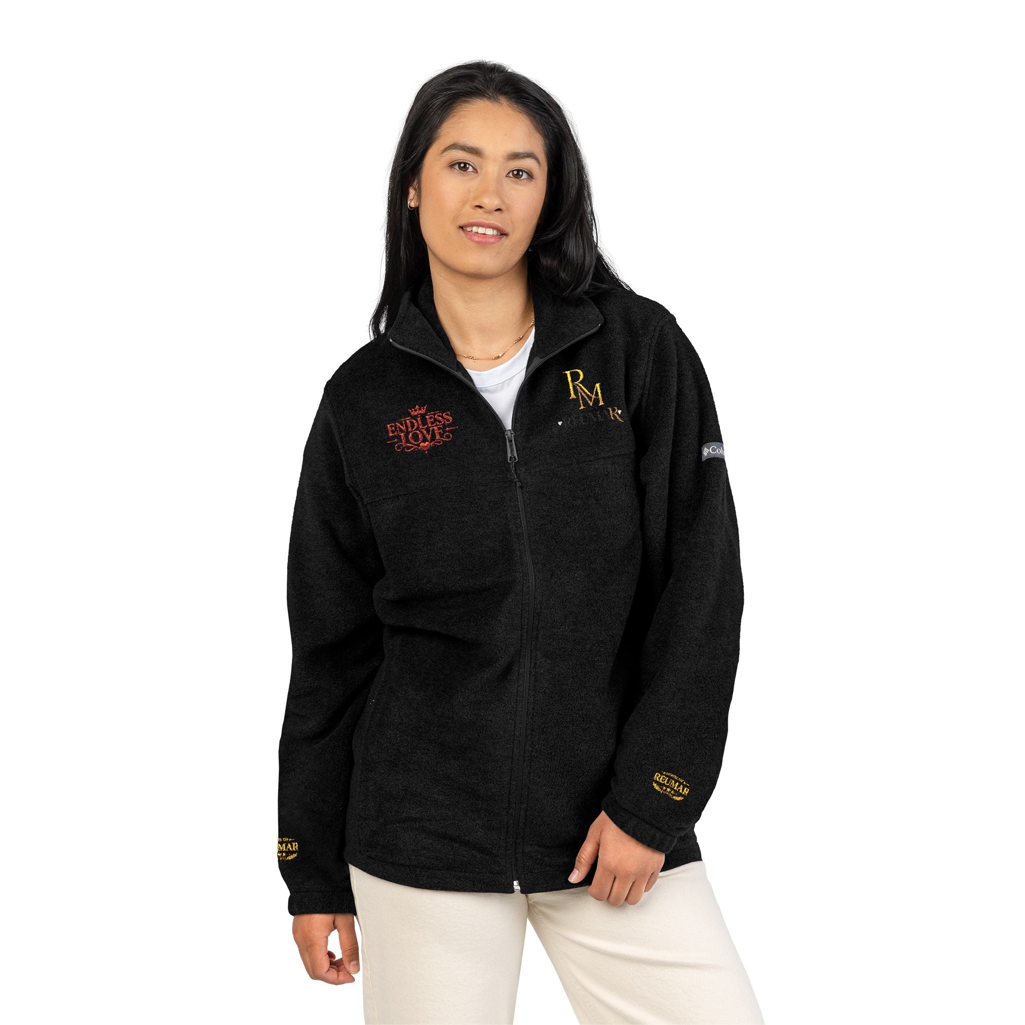Embroidered RM Monogram Fleece Jacket