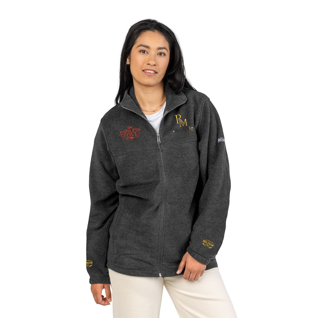 Embroidered RM Monogram Fleece Jacket