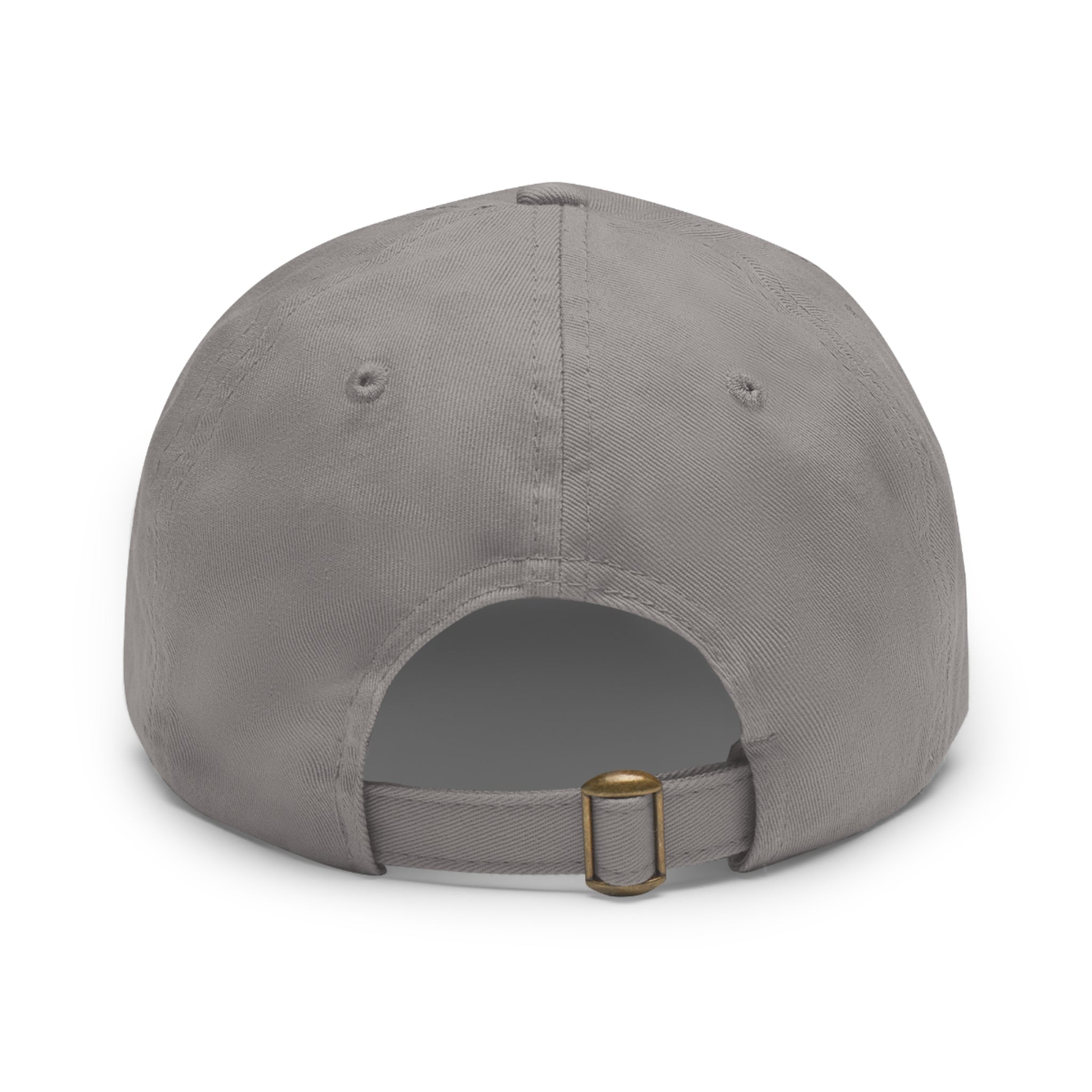 Reumar Pink Leather Patch Dad Hat