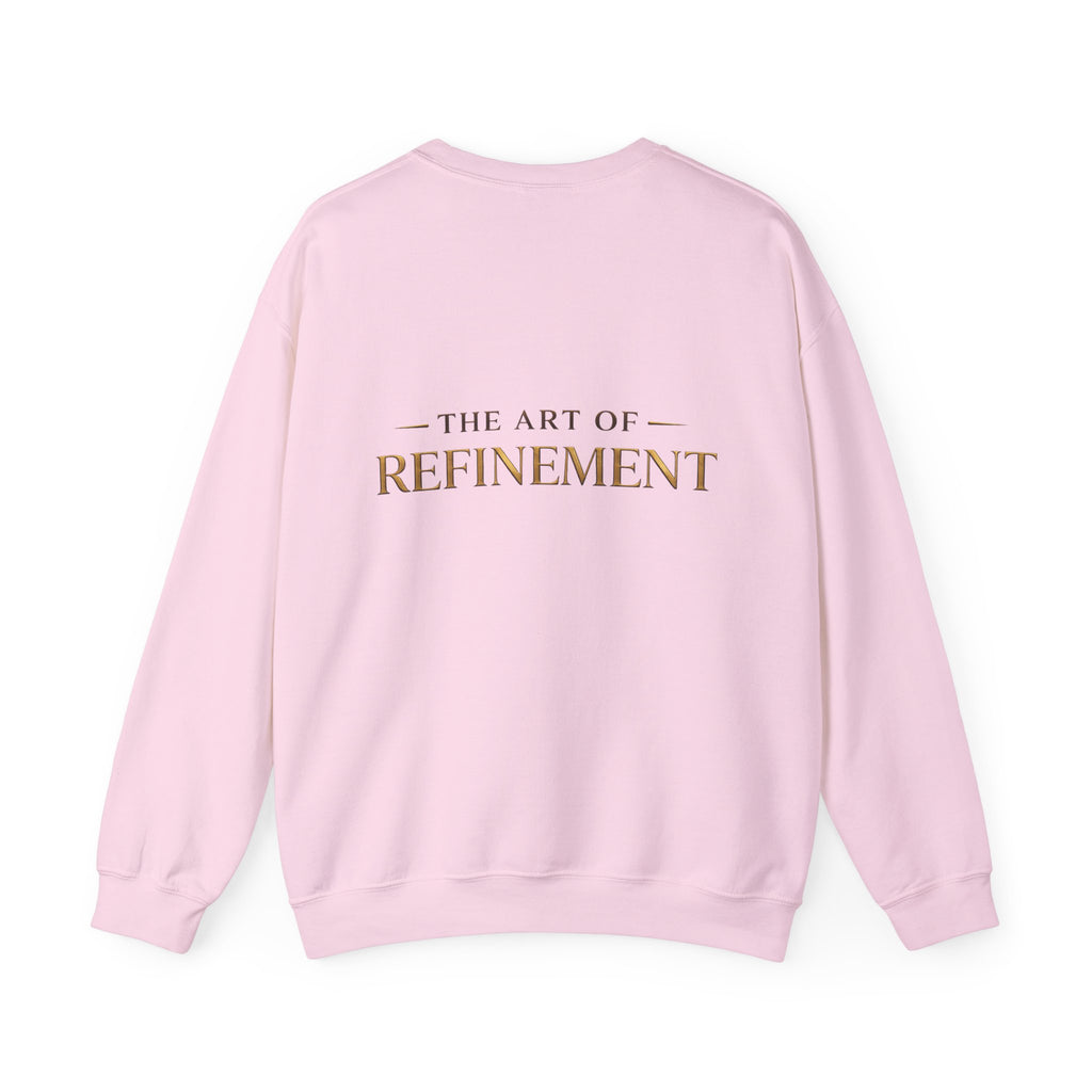 Crewneck Sweatshirt – Reumar Luxury Logo & "The Art of Refinement"