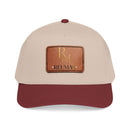 Leather Patch Baseball Cap - Monogram RM Reumay