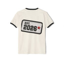 Reumar Gold Monogram Ringer T-Shirt — Vintage Racing Night Back Print