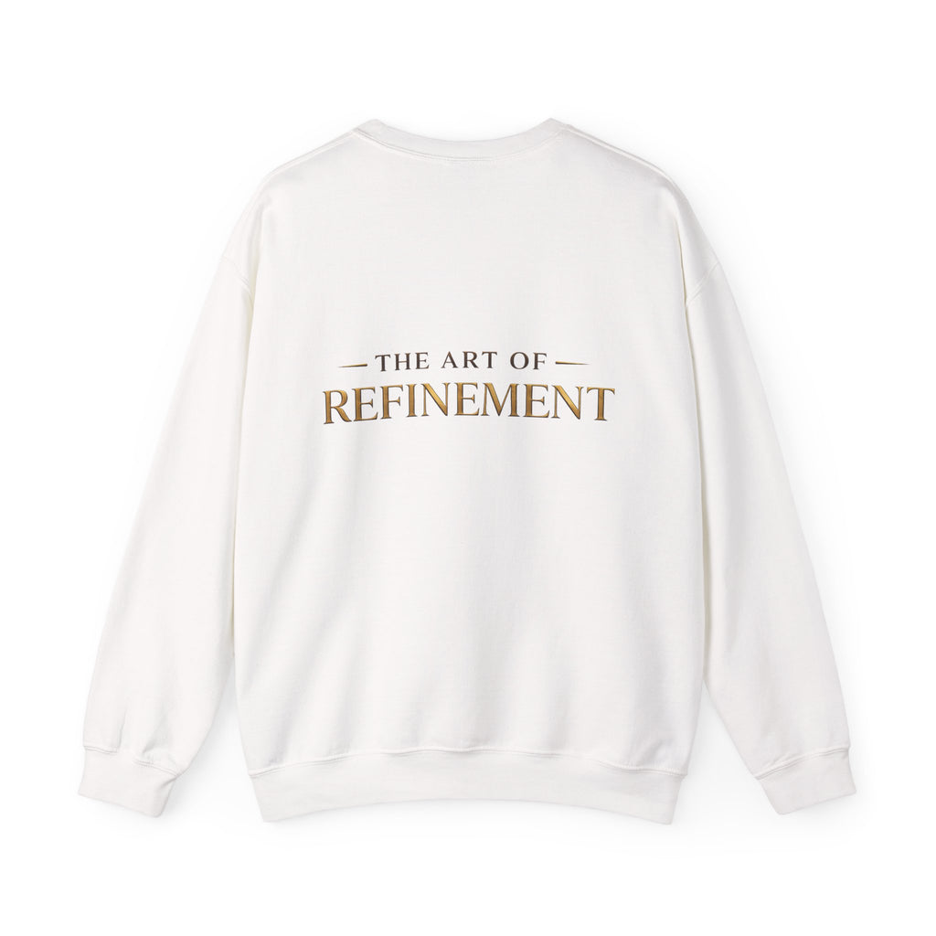 Crewneck Sweatshirt – Reumar Luxury Logo & "The Art of Refinement"