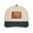 Leather Patch Baseball Cap - Monogram RM Reumay