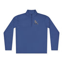 Quarter-Zip Pullover — Gold 'RM Reumar' Logo Embroidered Sweatshirt