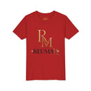 Youth Tee - Reumar Gold Monogram Front & 'art lover boutique' Back
