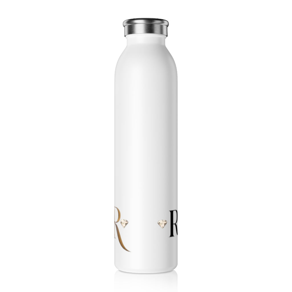 Slim Stainless Water Bottle — House of Reuma Gold Monogram