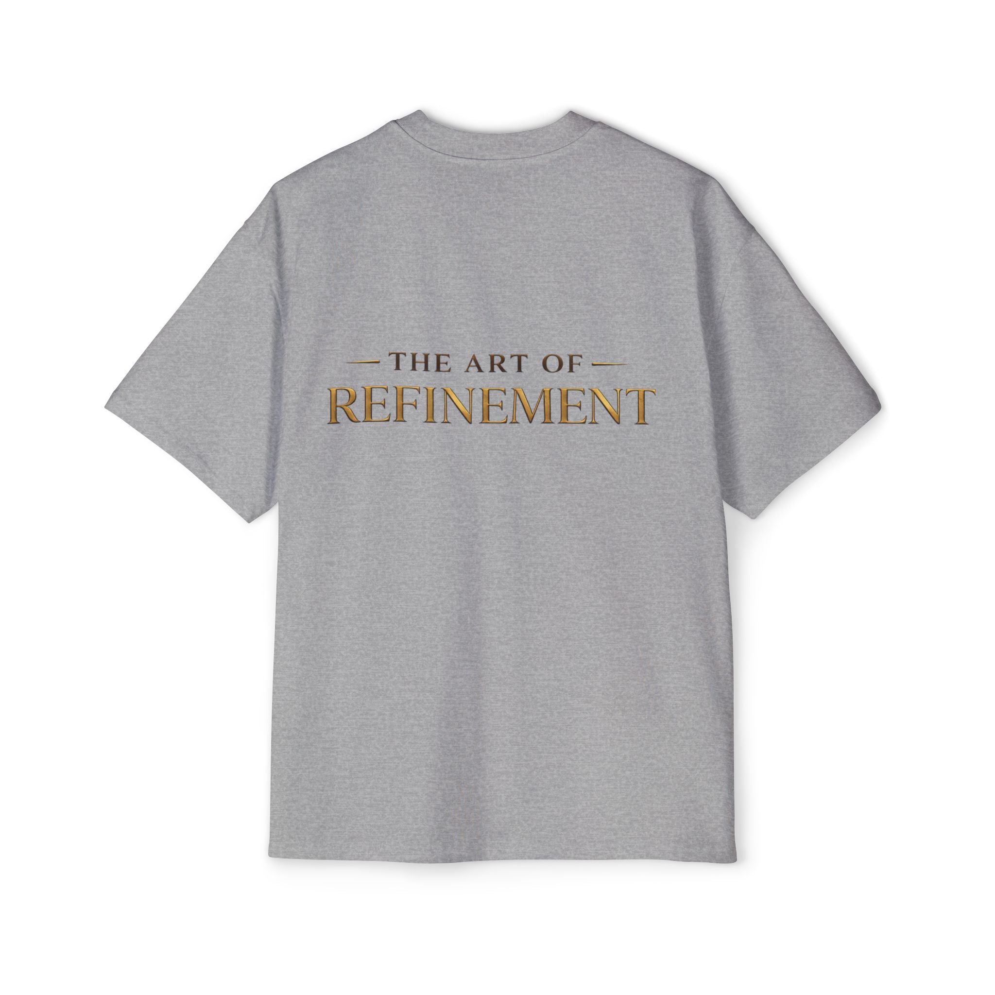T-Shirt — REUMAR Monogram & “The Art of Refinement” Luxury Graphic Tee