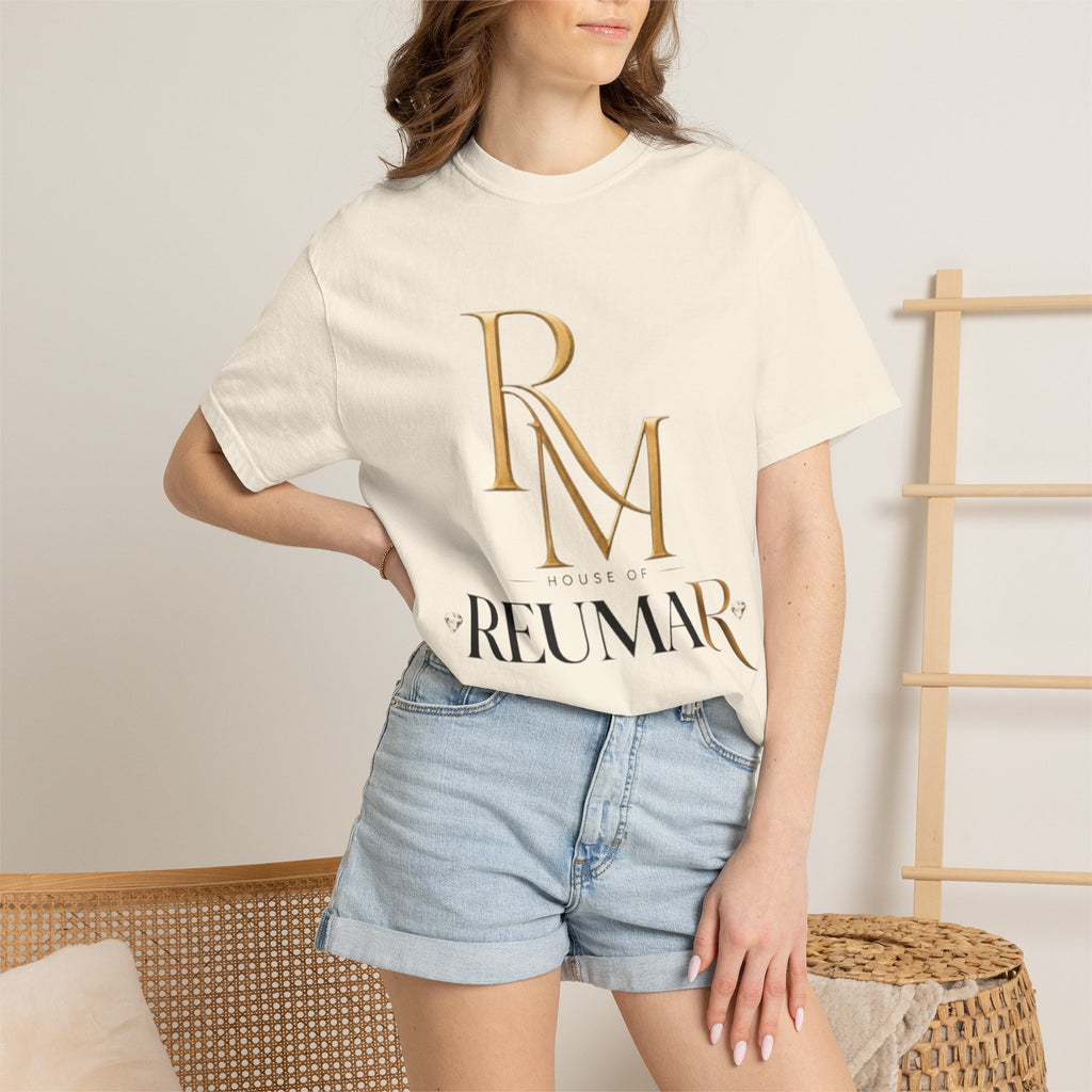 House of Reumar 'RM' Logo T‑Shirt — The Art of Refinement Crew Tee