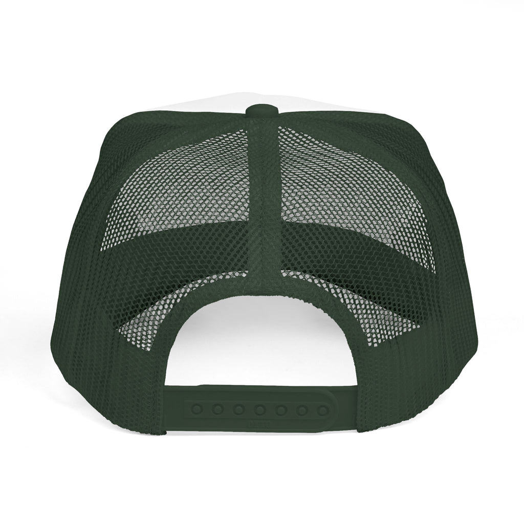 Reumar Gold Monogram Trucker Cap