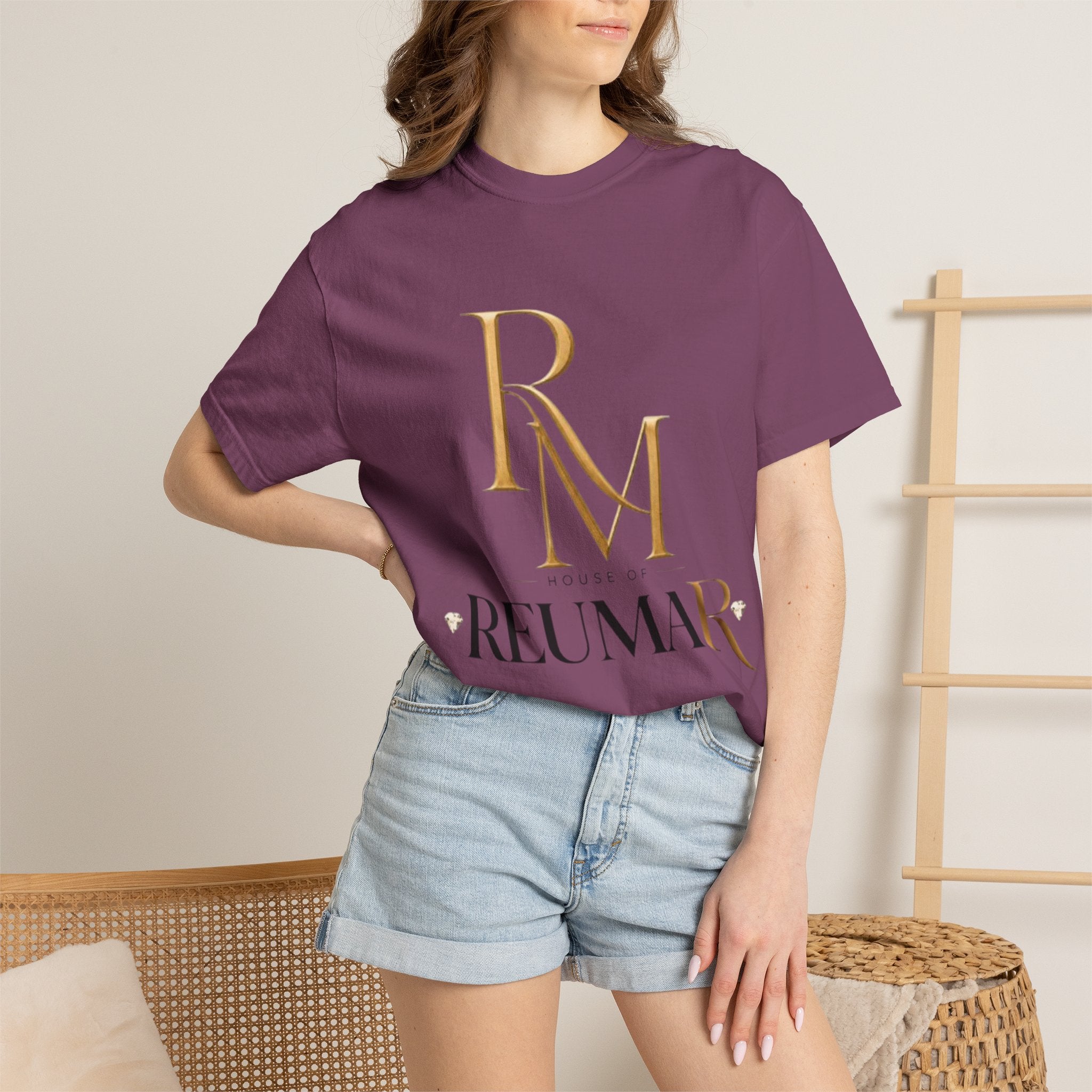 House of Reumar 'RM' Logo T‑Shirt — The Art of Refinement Crew Tee