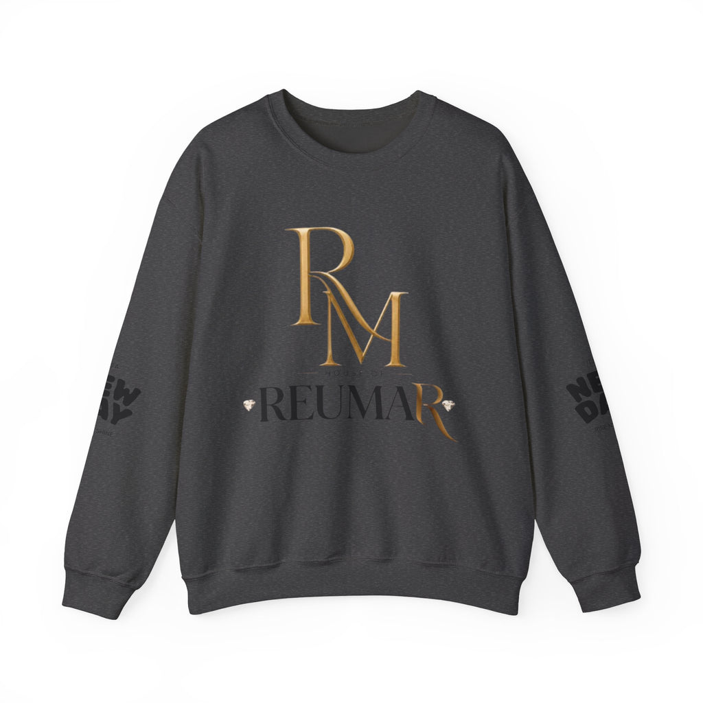 Sarcasm University Crewneck Sweatshirt — REUMAR Logo College-Style Pullover