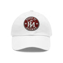 Leather Patch Dad Hat — Embossed RM REUMAN Logo Baseball Cap