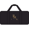 Checker Strap Duffel Bag — Monogram 'RM Reumar' Travel Gym Bag