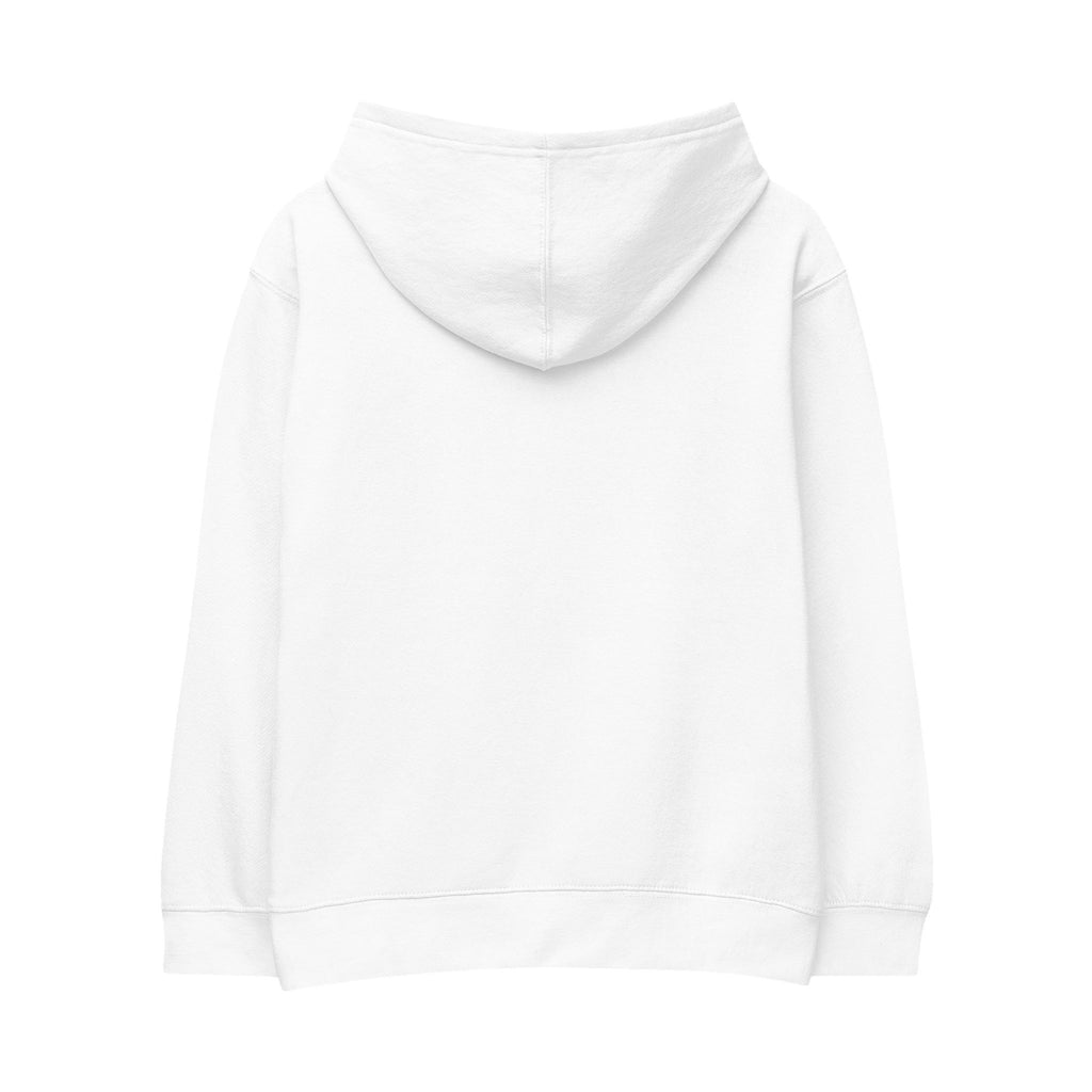 Kids Embroidered Hoodie — Gold 'R' Monogram Crewneck
