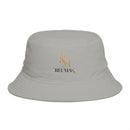 Bucket Hat — RM Reimay Gold Monogram Embroidered Logo