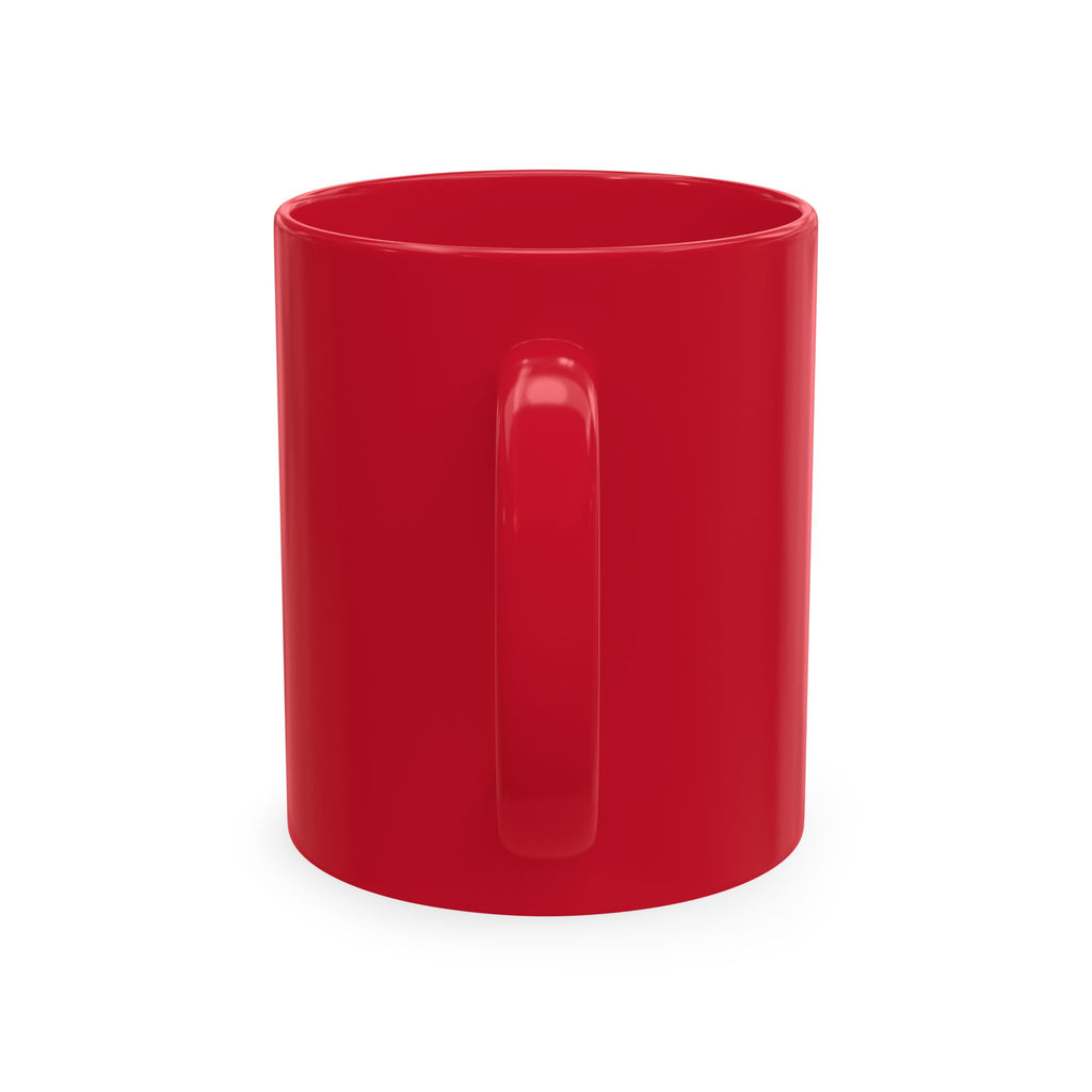 House of Reumar Beige Ceramic Mug — Gold Monogram Coffee Cup