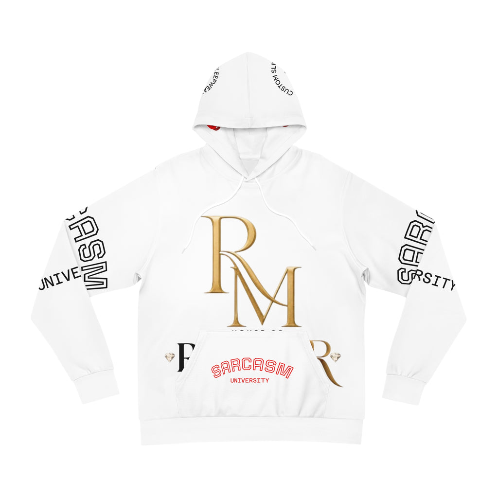 Real Apparel Co. Hoodie — Sarcasm University Graphic Pullover