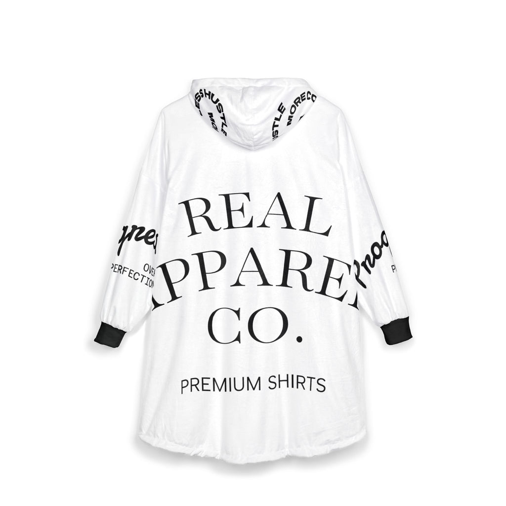 Hooded Blanket — Luxe 'House of Reumar' Logo Sherpa Hoodie Blanket