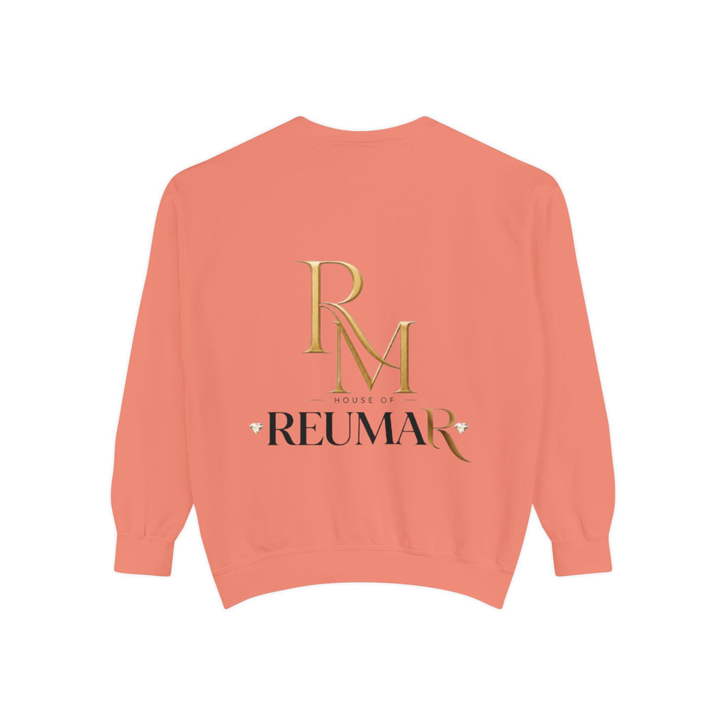 Refinement Logo Sweatshirt — "The Art of Refinement" Garment-Dyed Crewneck