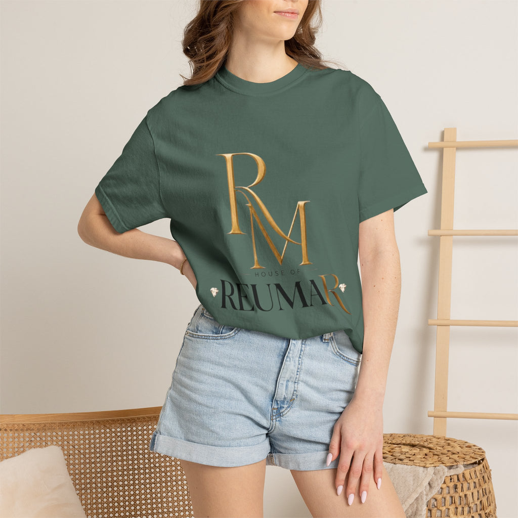 Refined Logo T-Shirt — "House of Reumar" Luxury Graphic Tee