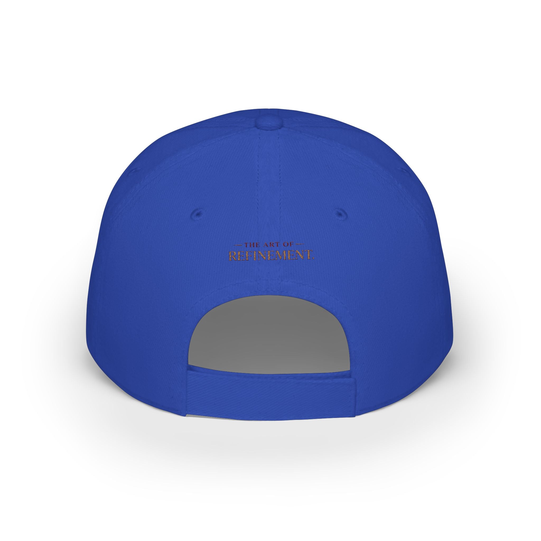 House of Reumar Red Low Profile Baseball Cap — Embroidered Logo Hat