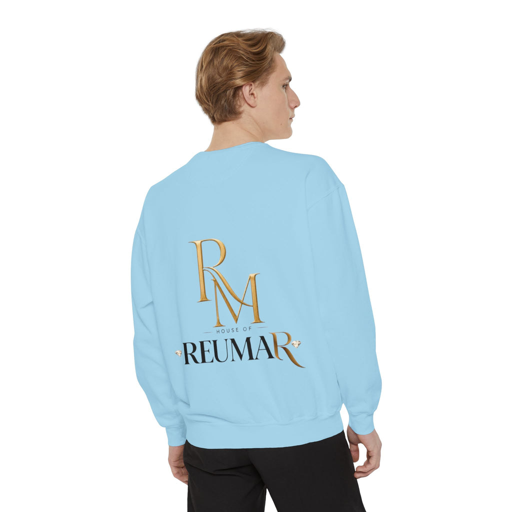 Refinement Logo Sweatshirt — "The Art of Refinement" Garment-Dyed Crewneck