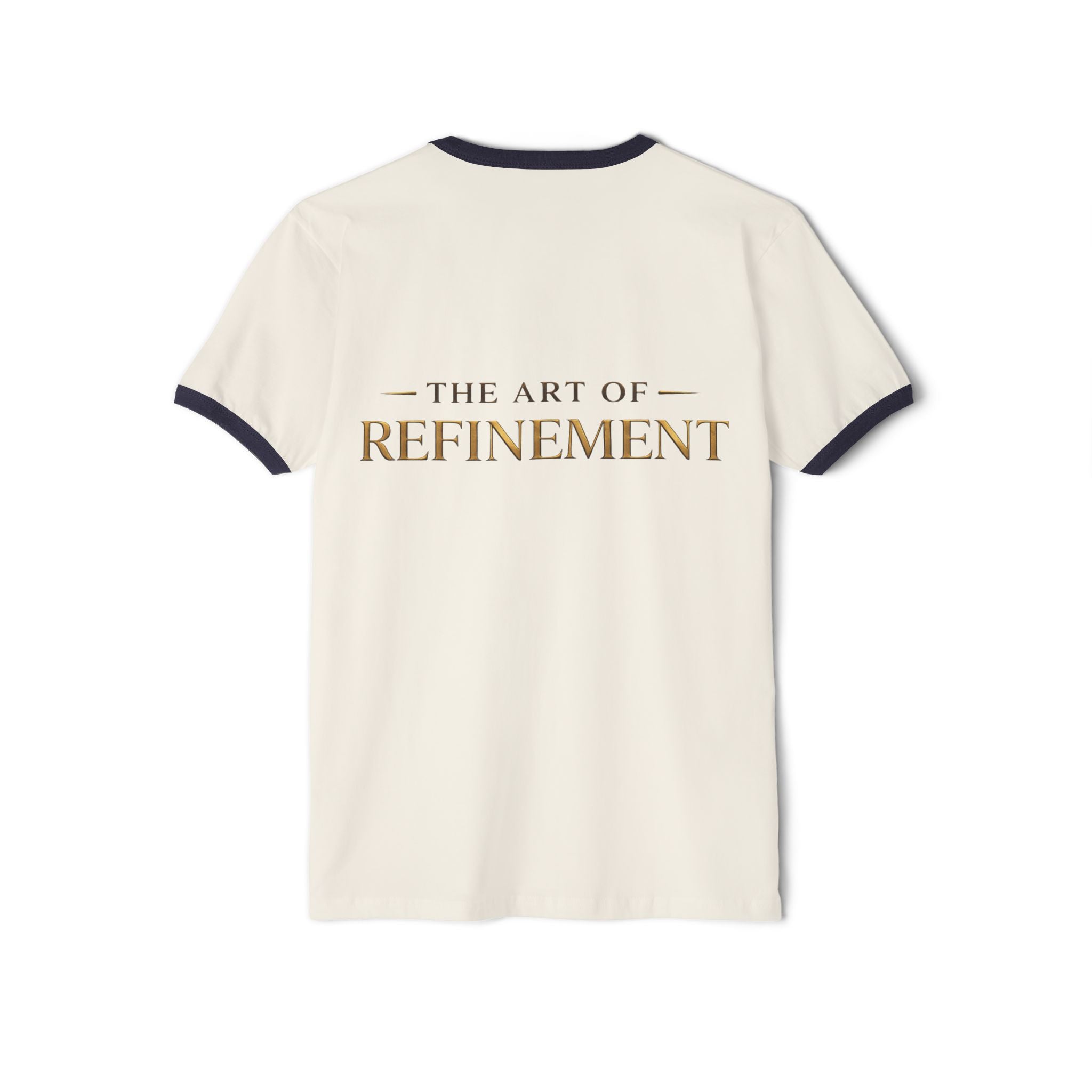 Reumar Gold Monogram Ringer T-Shirt — Vintage Racing Night Back Print