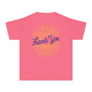 Youth Tee — Reumar Logo Front & "Thank You" Sunburst Back
