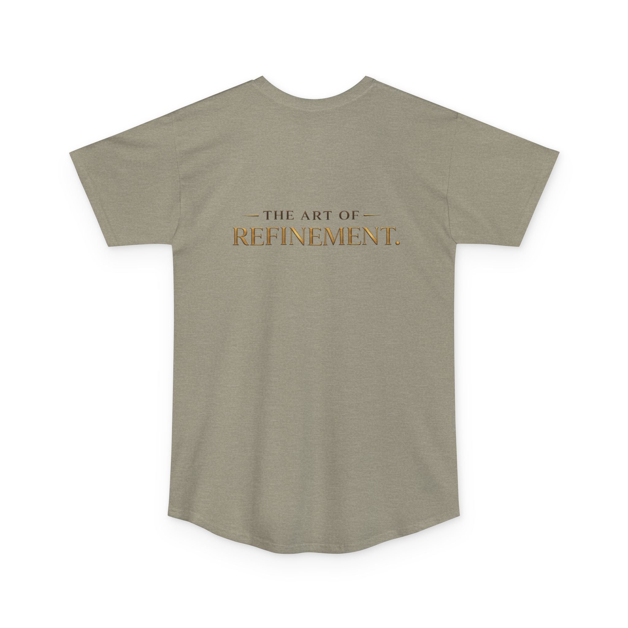Long Body Tee — "Reumar" Logo & "The Art of Refinement" Graphic