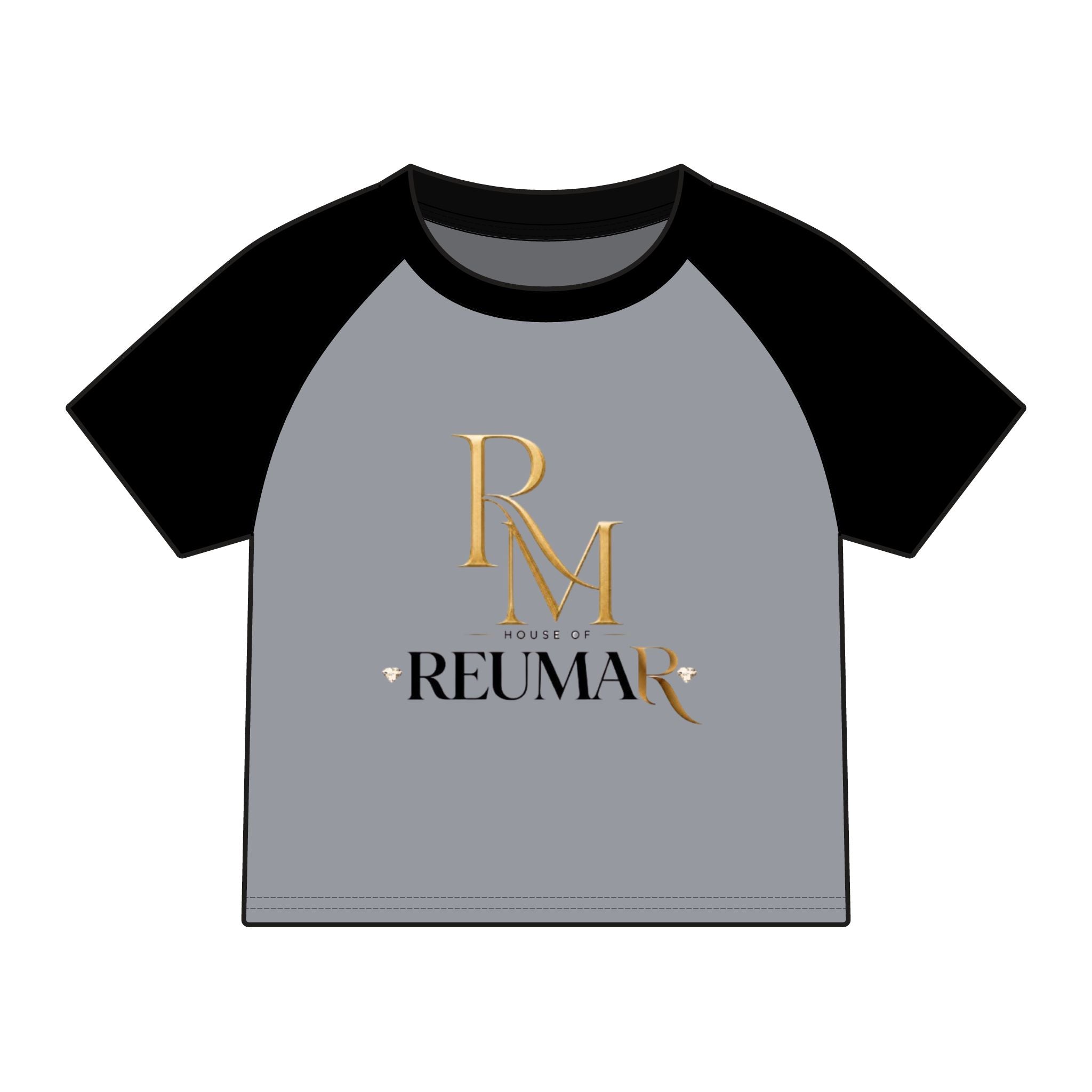 House of Reumar Raglan Tee — Women's Micro Rib Baby Tee