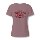 Women's V-Neck Tee — 'Reumar' Gold Monogram Logo