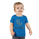 Toddler T-Shirt with Gold Monogram RM | Personalized Kids Tee