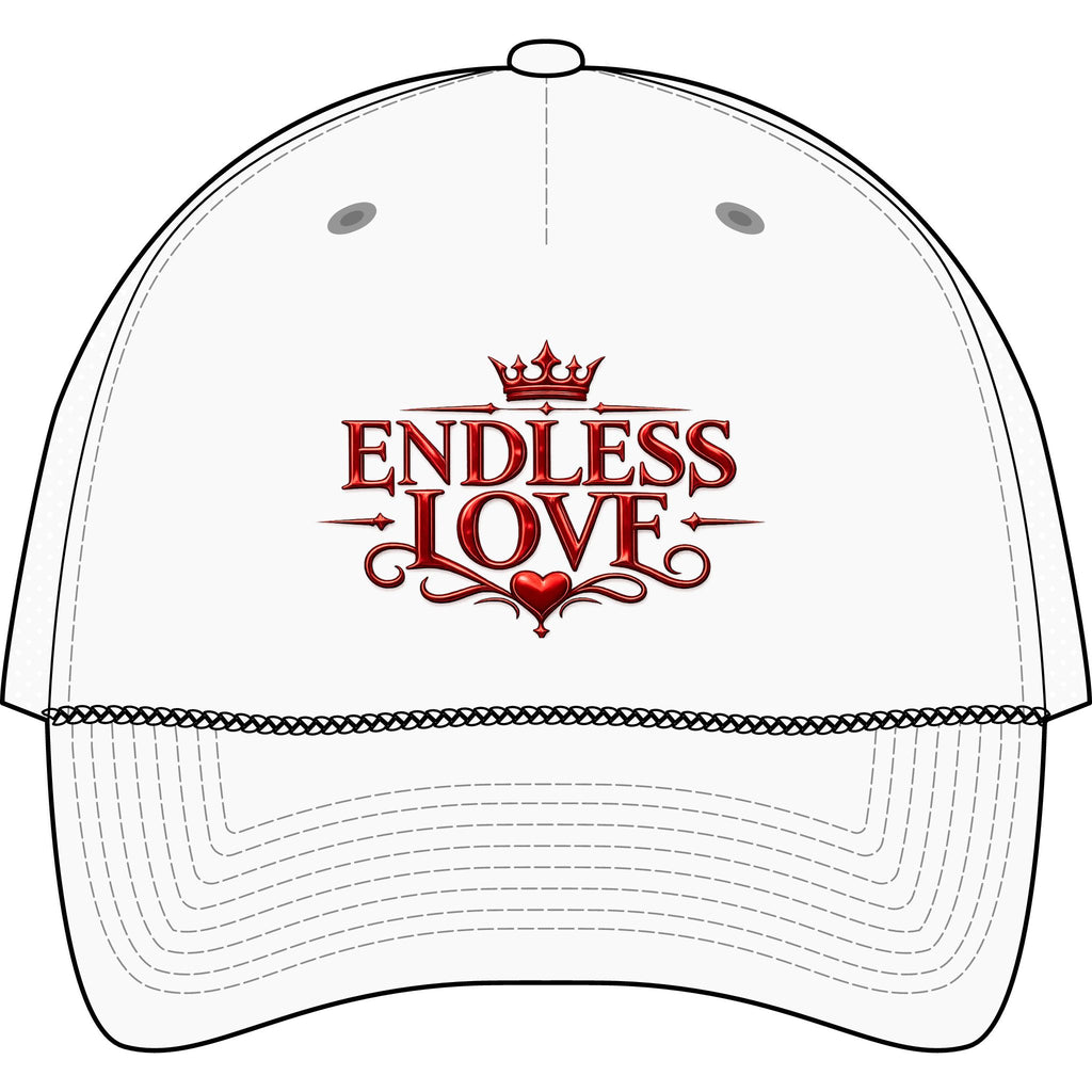 Endless Love Trucker Hat — Romantic Rope-Front Cap