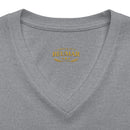 Women's V-Neck Tee — 'Reumar' Gold Monogram Logo