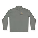 Quarter-Zip Pullover — Gold 'RM Reumar' Logo Embroidered Sweatshirt