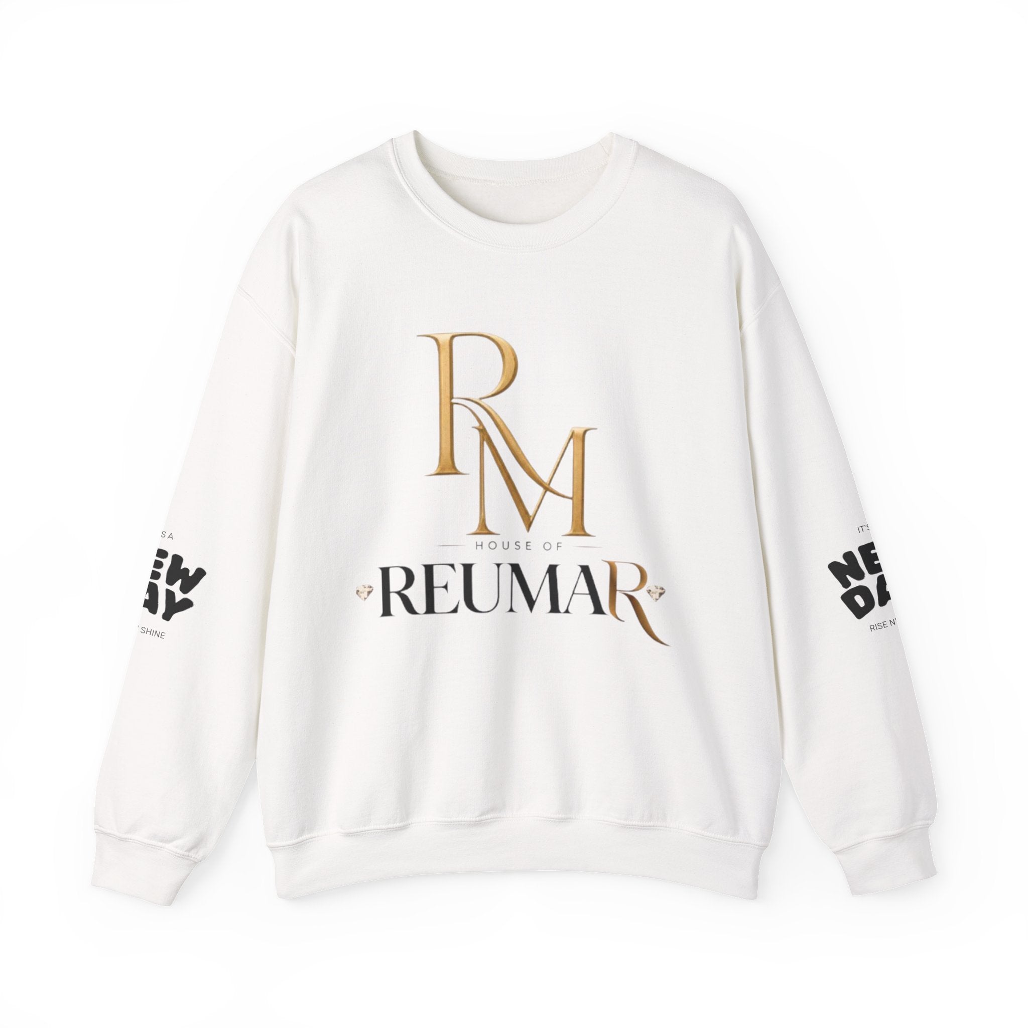 Sarcasm University Crewneck Sweatshirt — REUMAR Logo College-Style Pullover