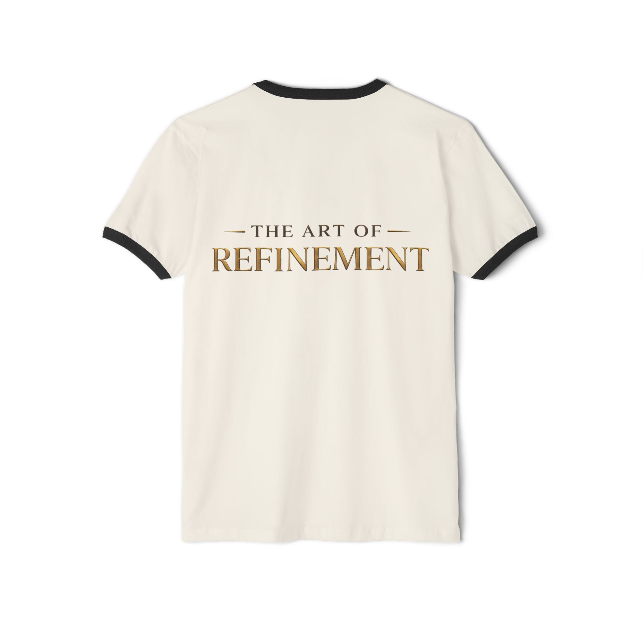 Reumar Gold Monogram Ringer T-Shirt — Vintage Racing Night Back Print