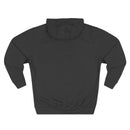 Minimalist Gold Monogram Hoodie — 'RM' Chest Logo Fleece Pullover