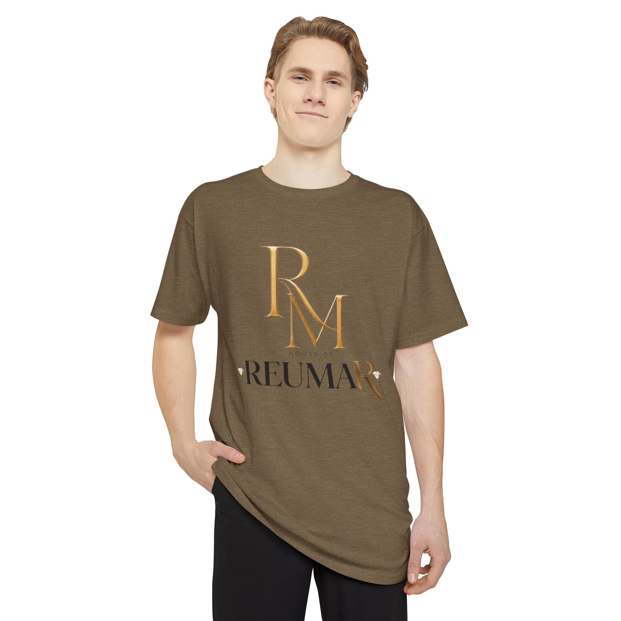Refined Logo Tee — "Reumar" Longline Urban T‑Shirt