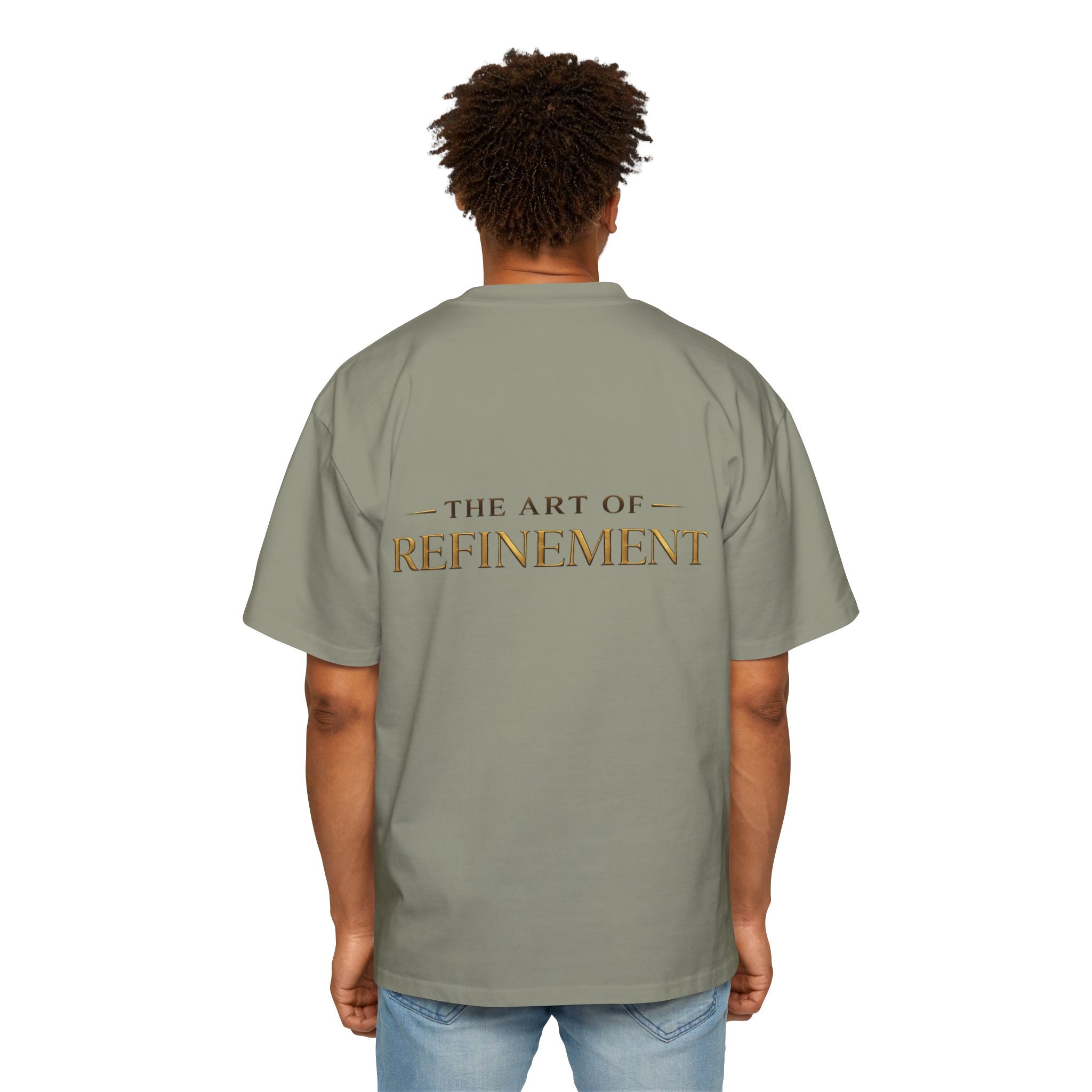 T-Shirt — REUMAR Monogram & “The Art of Refinement” Luxury Graphic Tee