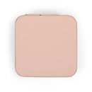 Travel Jewelry Case – Compact Pink Jewelry Organizer with Ring & Earring Compartments