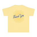Youth Tee — Reumar Logo Front & "Thank You" Sunburst Back
