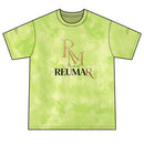 Tie-Dye Logo Tee — House of Reumar Red & Black Crystal Pattern